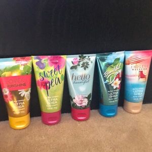 Brand new Bath and Body Works Body Creams/lotions
